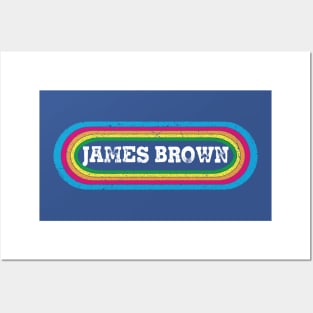 rainbow james brown Posters and Art